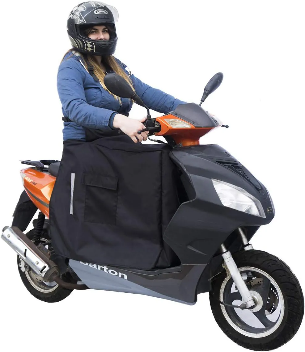 Bild von Beinschutz mit Winterfleece für Motorroller und Fahrräder, wasserdichte Abdeckplane 088
