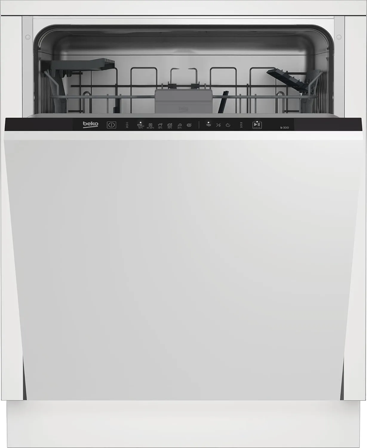 Bild von Beko BDIN16430 Einbaugeschirrspüler für 14 Maßgedecke mit 6 Programmen und automatischer Türöffnung
