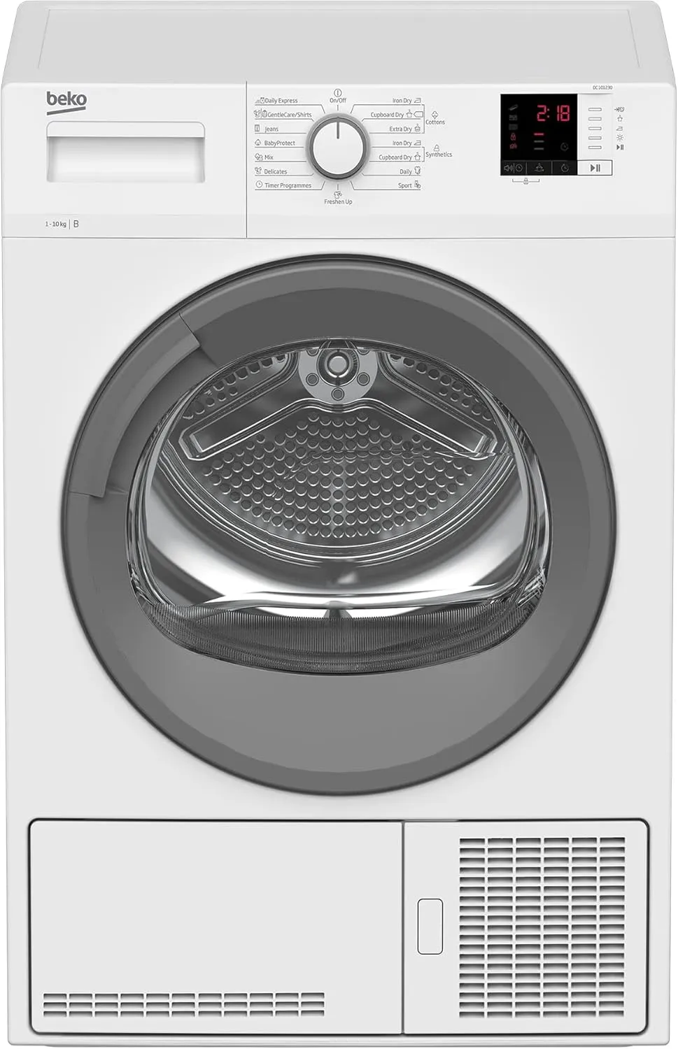 Bild von Beko DC 101230 Kondenstrockner mit 10 kg Fassungsvermögen und 15 Programmen in Weiß