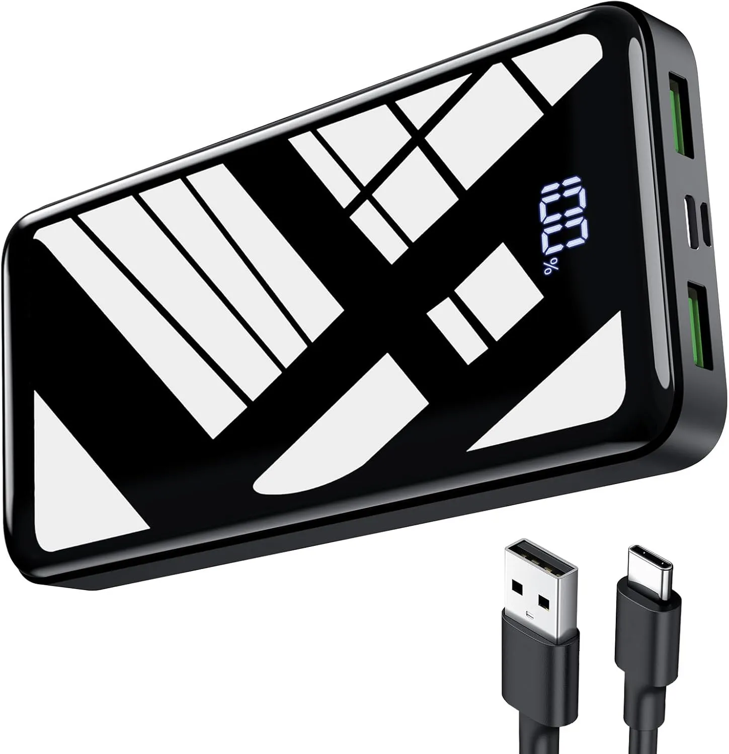 Bild von Bextoo Power Bank mit 27000 mAh und 22,5 W, tragbares Ladegerät mit LCD Display, kompatibel mit iPhone und Samsung