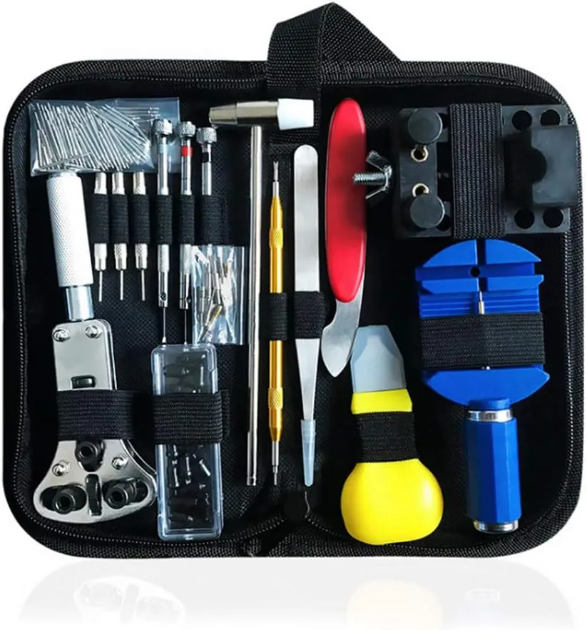Bild von BEYAOBN 151-teiliges Uhrenwerkzeug Set in schwarzer Nylontasche
