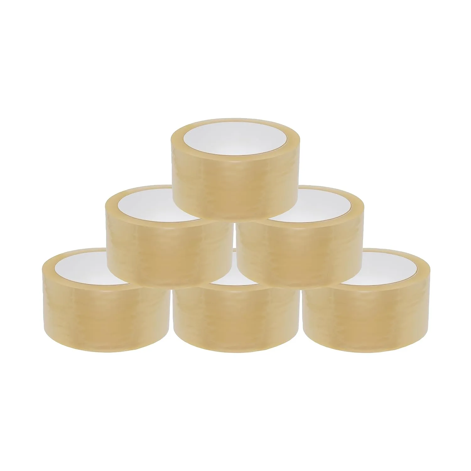 Bild von BIGtec Paketklebeband Set mit 6 transparenten Rollen, jeweils 66 Meter lang und 48 Millimeter breit, ideal für Verpackungen und Kartons