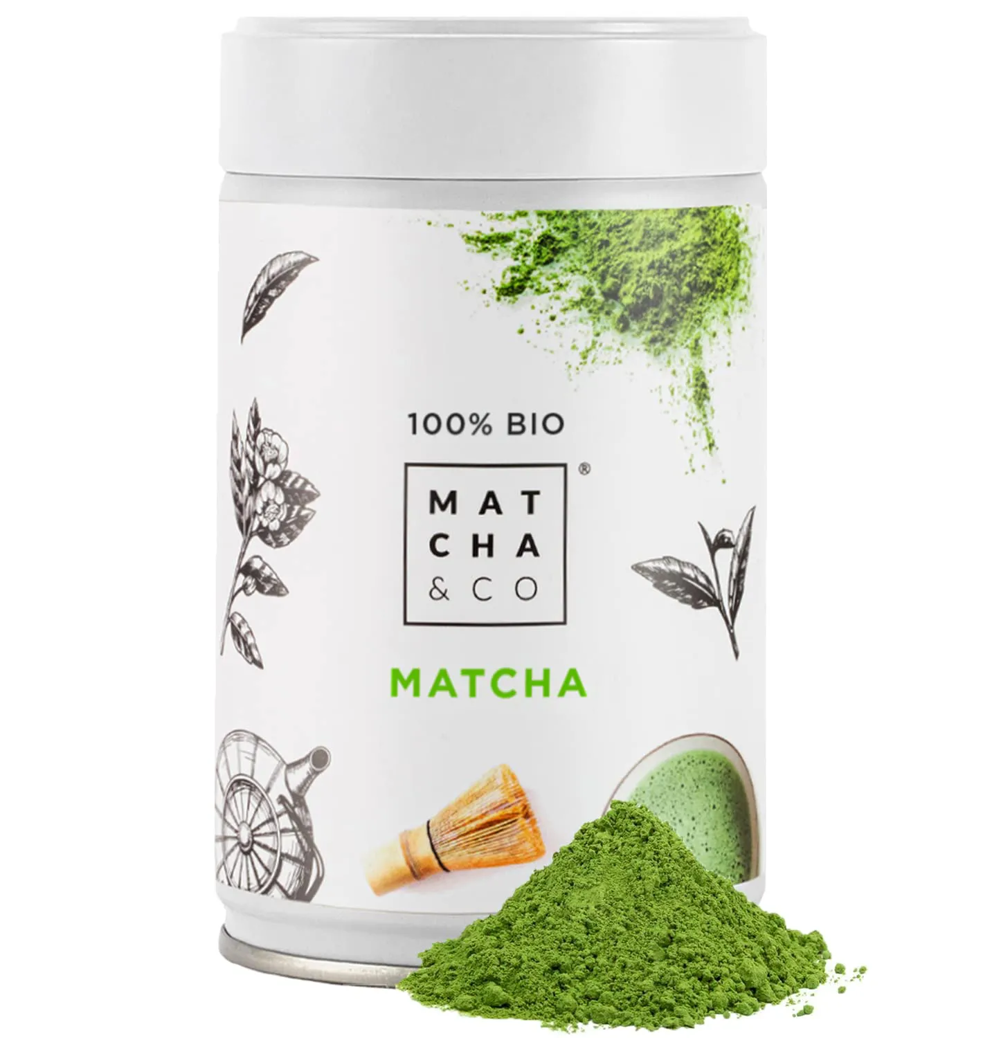Bild von Bio Matcha Tee Zeremoniengrad 80g aus Japan