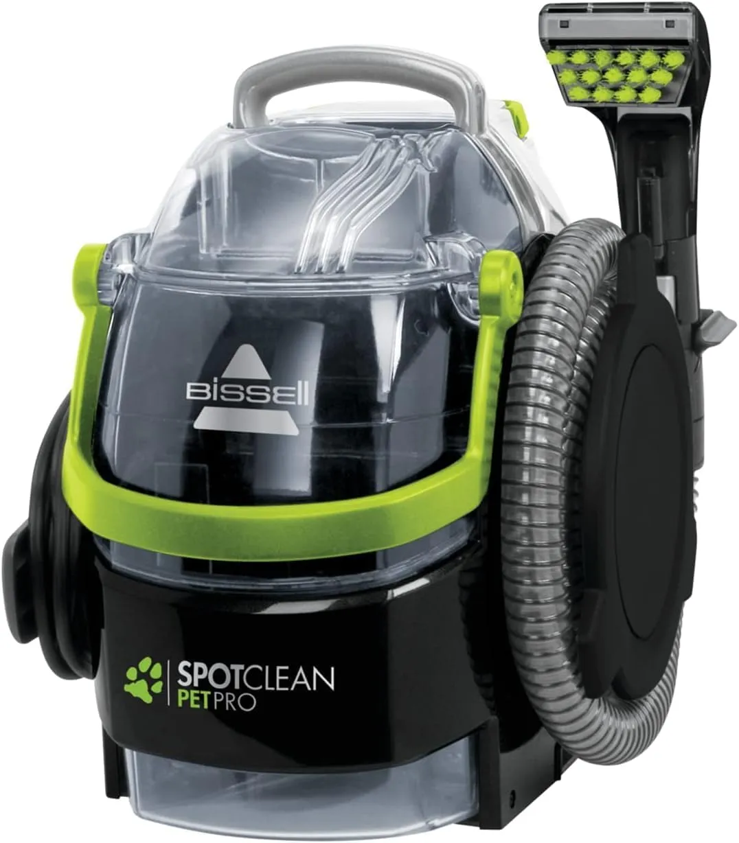 Bild von BISSELL 15585 SpotClean Pet Pro tragbarer Reiniger in Schwarz und Grün mit 750 Watt