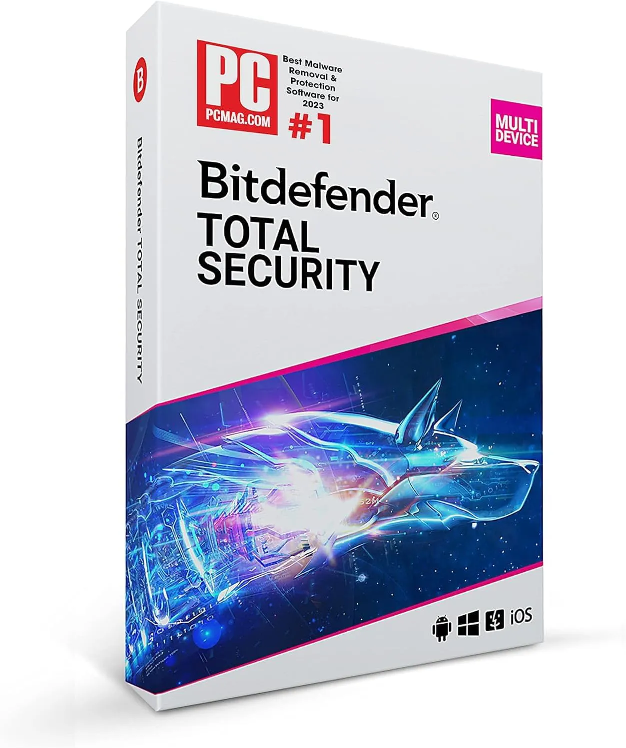 Bild von Bitdefender Total Security 2024 für 5 Geräte mit 2 Jahren Abonnement und Aktivierungscode per Post