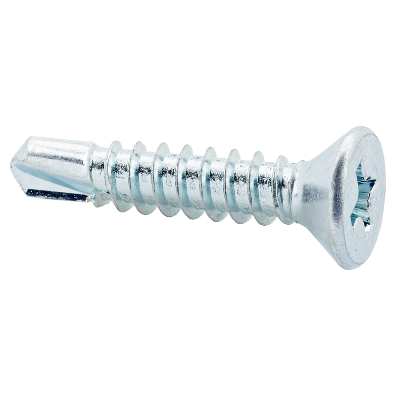 Bild von Blechbohrschrauben PH2 Kreuzschlitz Stahl verzinkt 4.2 x 22 mm 6 Stück