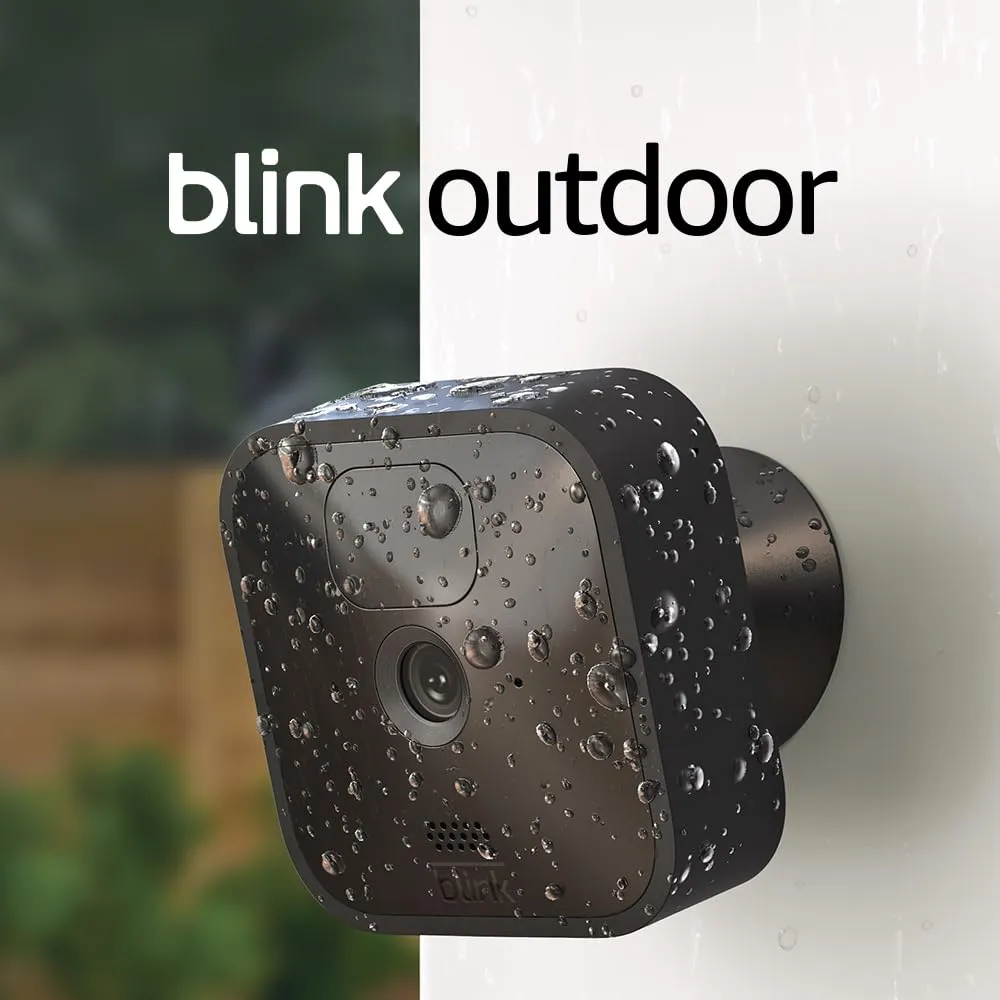 Bild von Blink Outdoor HD Überwachungskamera mit Bewegungserfassung und zwei Jahren Batterielaufzeit, kompatibel mit Alexa, 1 Kamera
