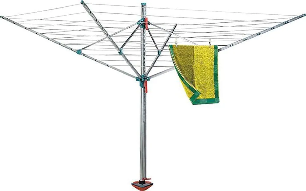 Bild von Blome Wäschespinne Idea mit 60 Metern Wäscheleine, inklusive Bodenhülse und Schutzhülle, Made in Germany