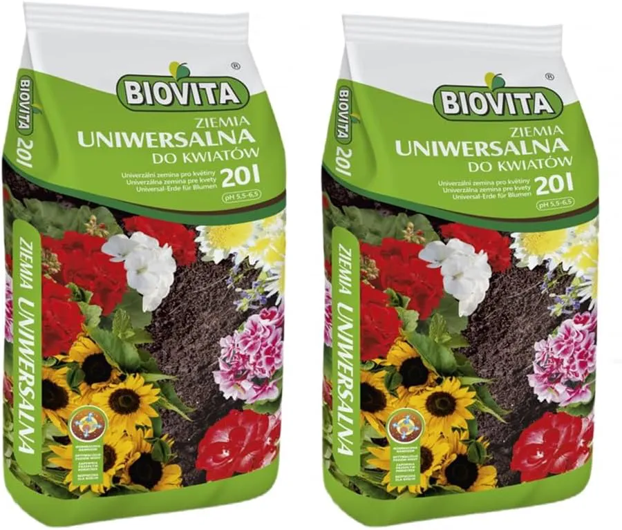 Bild von Blumenerde Universal 2 Säcke mit je 40 Litern
