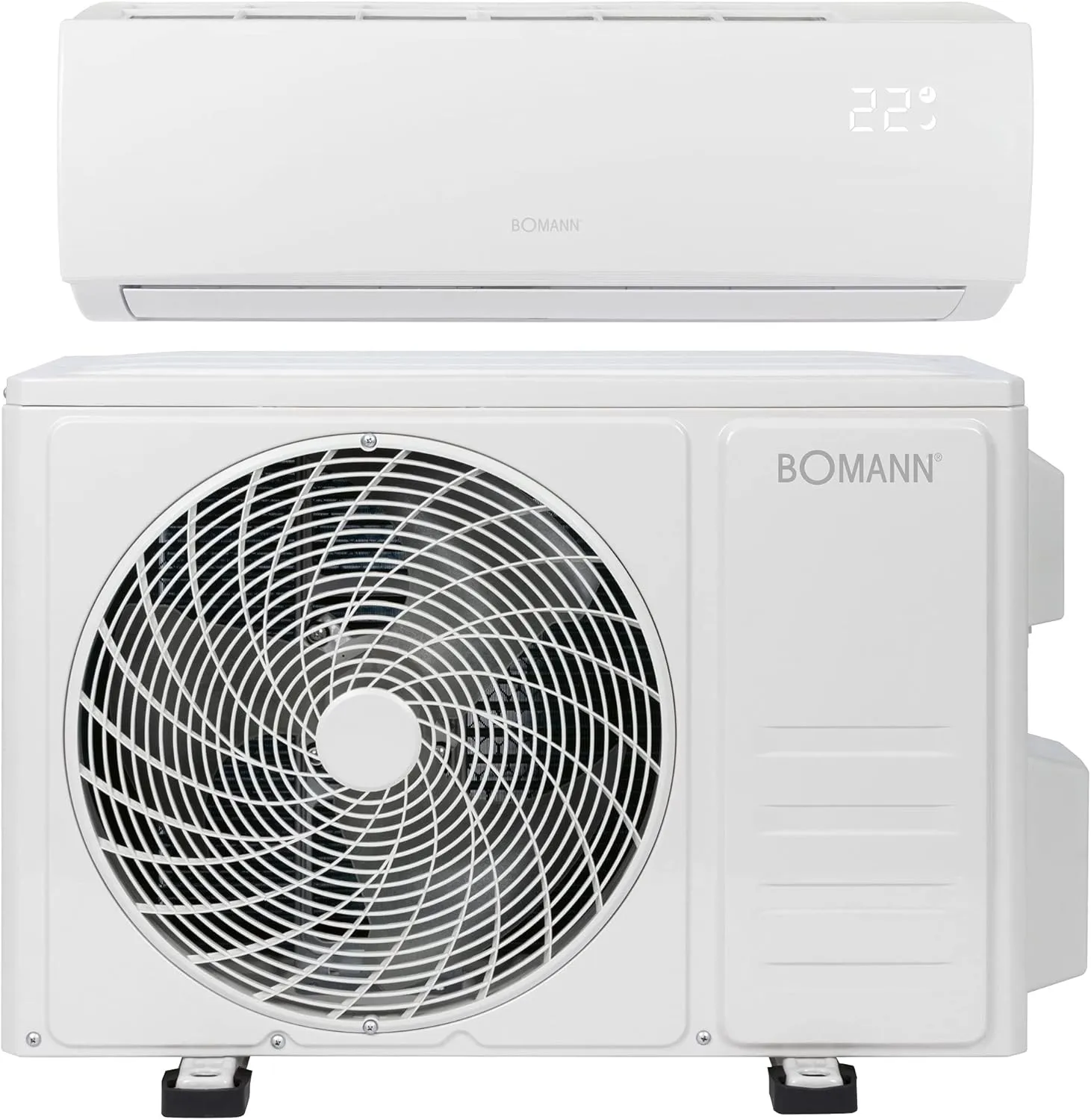 Bild von Bomann CL 6045 QC CB Klimaanlage mit 9000 BTU und WiFi, kompatibel mit Alexa und Google, inklusive Quick-Connector
