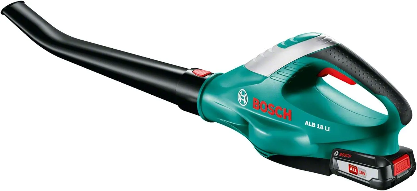 Bild von Bosch Akku Laubbläser ALB 18 LI mit 18 V und 210 km/h Luftgeschwindigkeit, 1,8 kg, in Schwarz und Grün