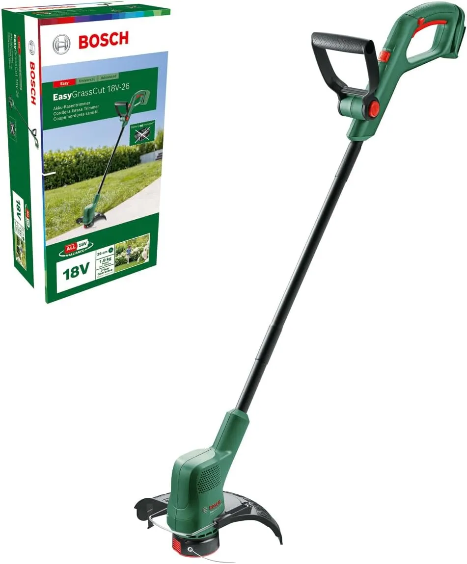 Bild von Bosch EasyGrassCut 18V-26 Akku Rasentrimmer ohne Akku mit 26 cm Schnittdurchmesser