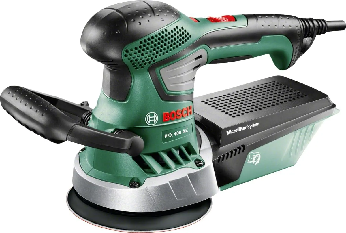 Bild von Bosch Exzenterschleifer PEX 400 AE mit 370 Watt im Koffer