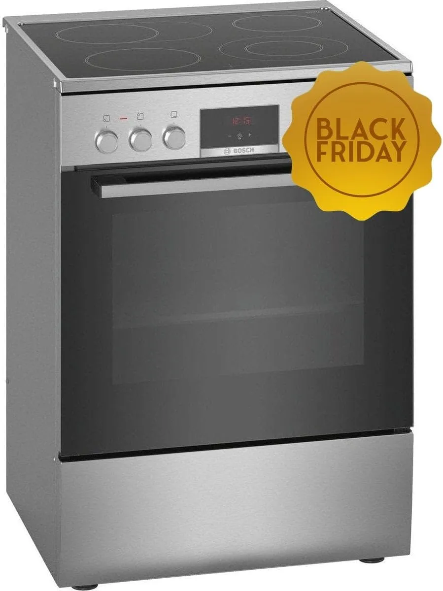 Bild von Bosch HKR39C250 Serie 4 Elektro-Standherd mit 60 cm Breite und EcoClean Direct Reinigung