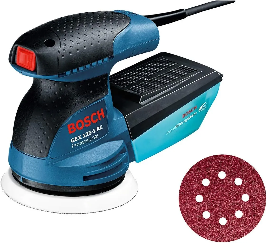 Bild von Bosch Professional GEX 125-1 AE Exzenterschleifer mit 125 mm Schleifteller und 250 Watt