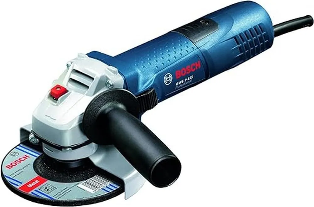 Bild von Bosch Professional GWS 7-125 Winkelschleifer mit 125 mm Scheiben-Durchmesser und 720 Watt Leistung, inklusive Zubehör