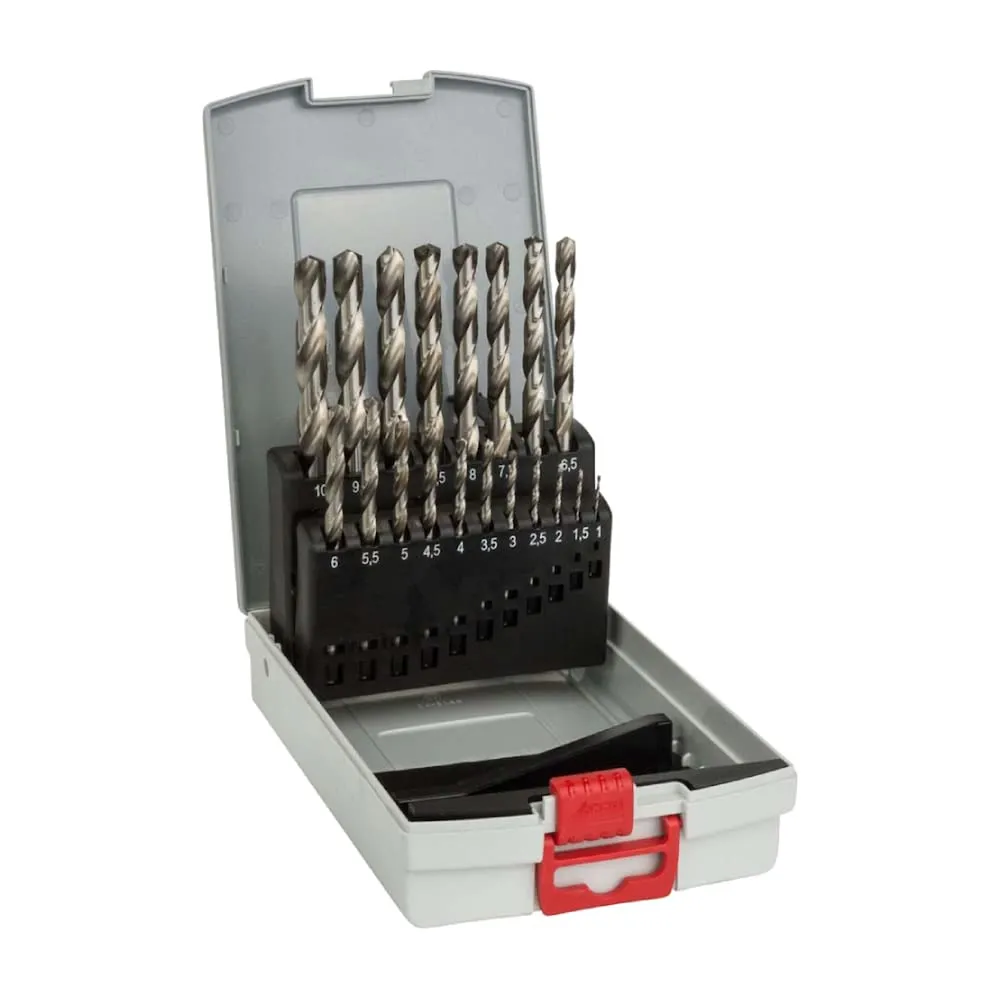 Bild von Bosch Professional HSS-G ProBox Set mit 19 Metallbohrern für Stahl in Durchmessern von 1 bis 10 mm