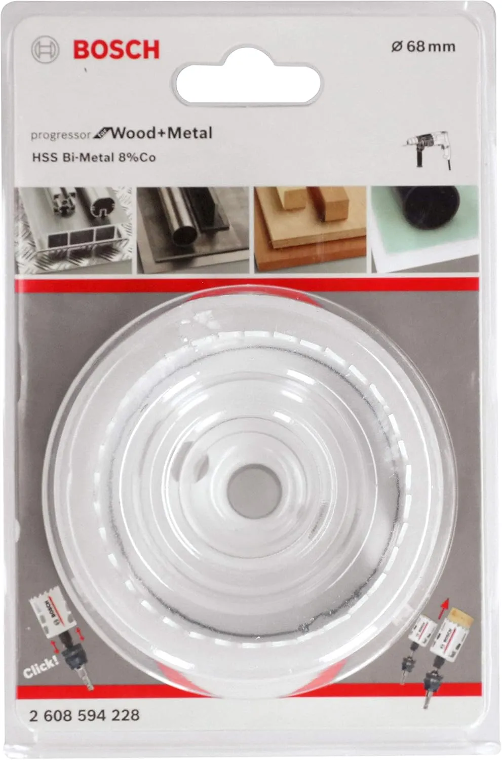 Bild von Bosch Professional Progressor Lochsäge für Holz und Metall Ø68 mm