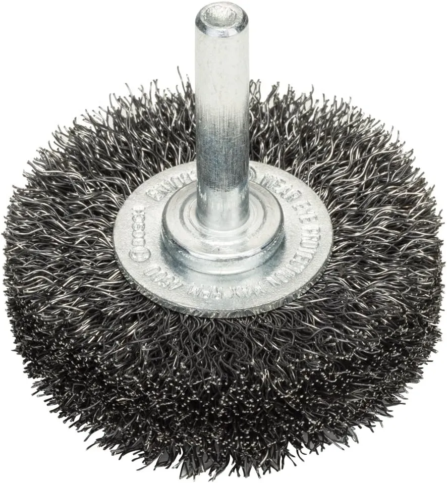 Bild von Bosch Professional Scheibenbürste aus gewelltem Stahldraht mit einem Durchmesser von 50 mm und einem Schaftdurchmesser von 6 mm