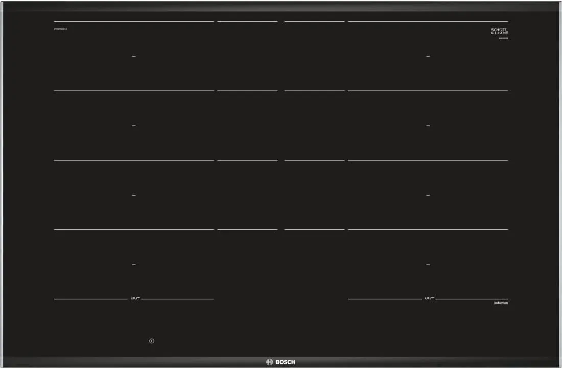 Bild von Bosch PXY875DC1E Serie 8 Induktionskochfeld mit 80 cm Breite und flexibler Platzwahl