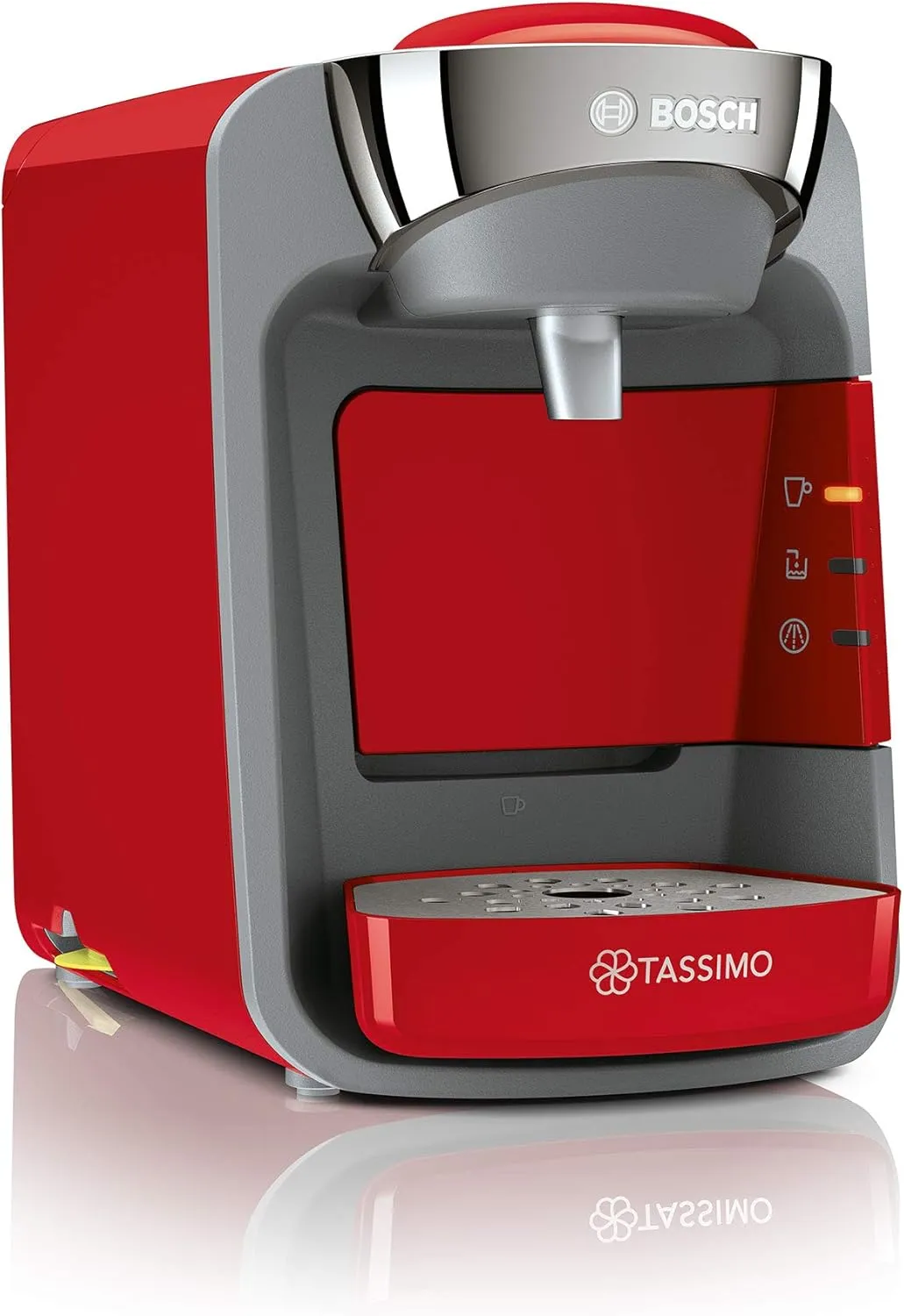 Bild von Bosch Tassimo Suny TAS3208 Kapselmaschine in rot und anthrazit mit über 70 Getränken und 1300 Watt Leistung