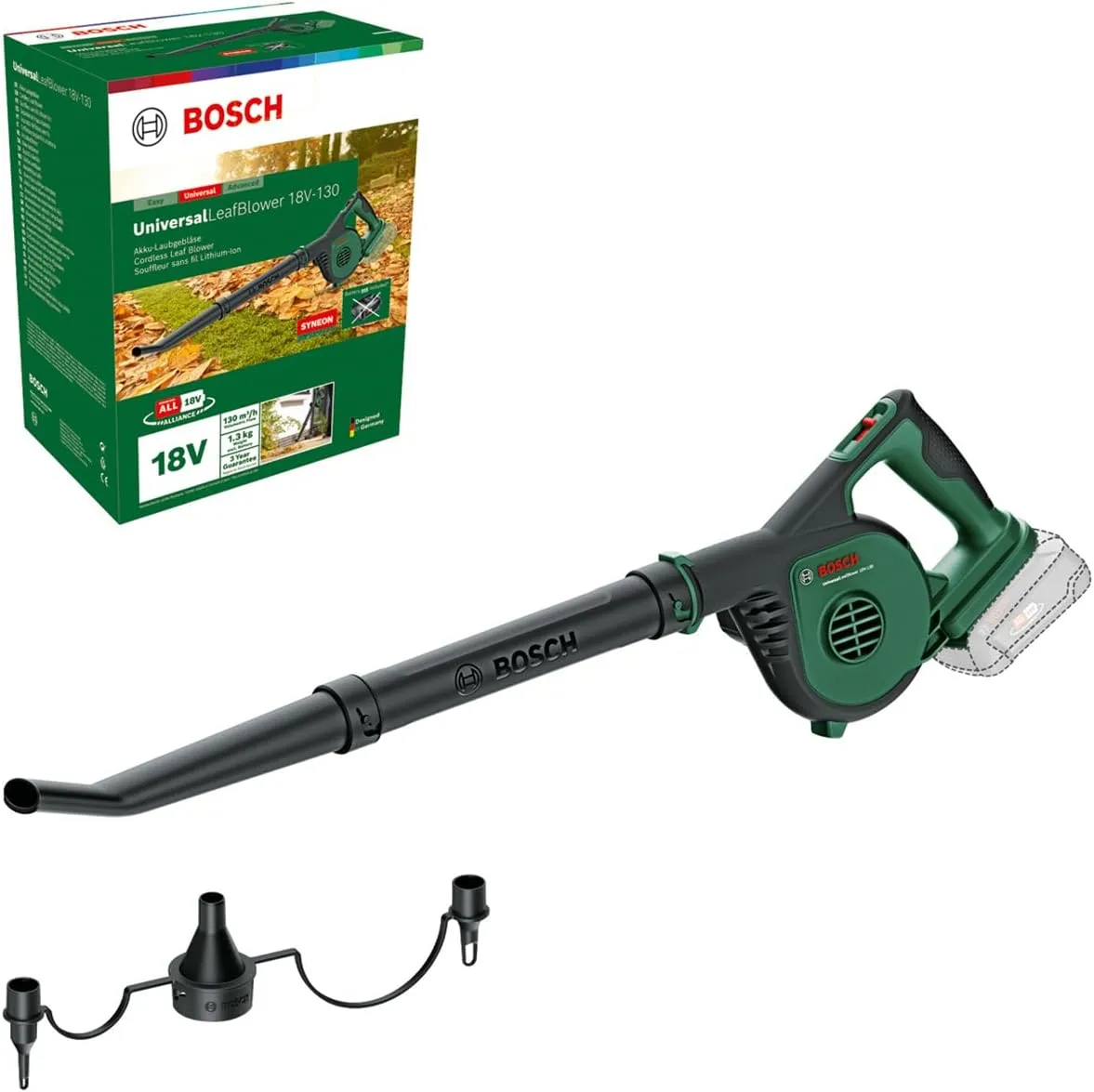 Bild von Bosch UniversalLeafBlower 18V-130 Akku-Laubbläser ohne Akku
