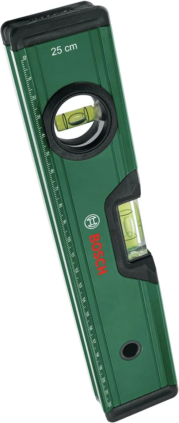 Bild von Bosch Wasserwaage 25 cm mit Aluminiumgehäuse und Softgrip-Stoßfänger