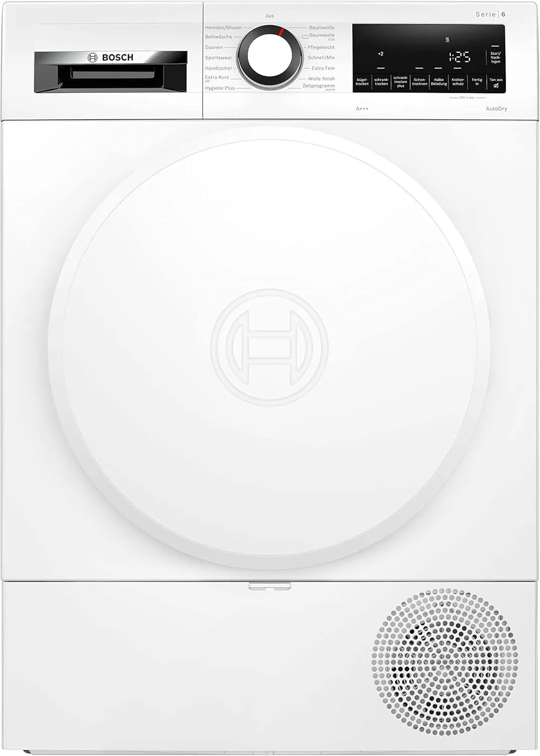 Bild von Bosch WQG233D20 Wärmepumpentrockner für 8 kg Wäsche, Energieeffizienzklasse A+++, mit Auto Dry und Anti Vibration-Design
