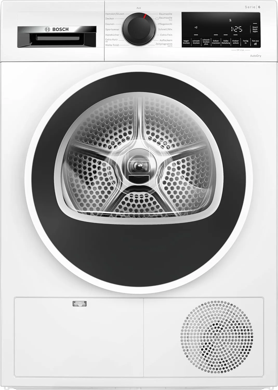 Bild von Bosch WQG241000 Wärmepumpentrockner für 9 kg Wäsche mit Energieeffizienz A++ und Auto Dry Funktion