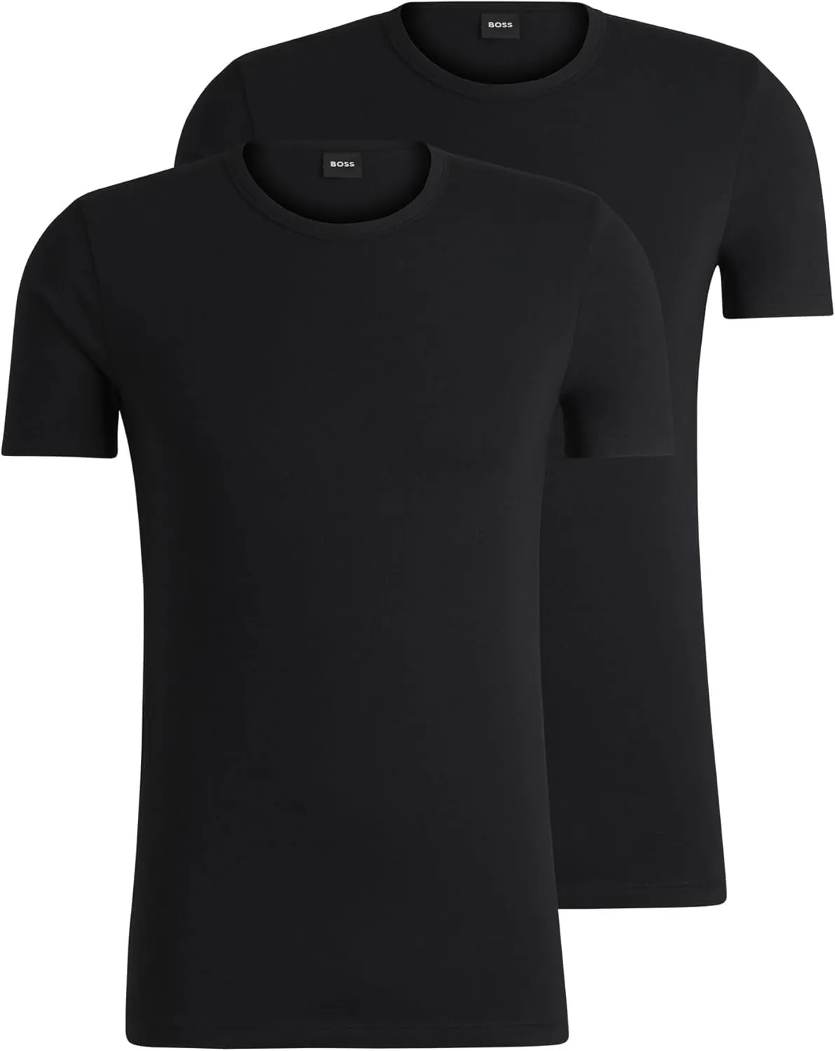Bild von BOSS Herren Rundhals T-Shirt im 2er Pack Modern