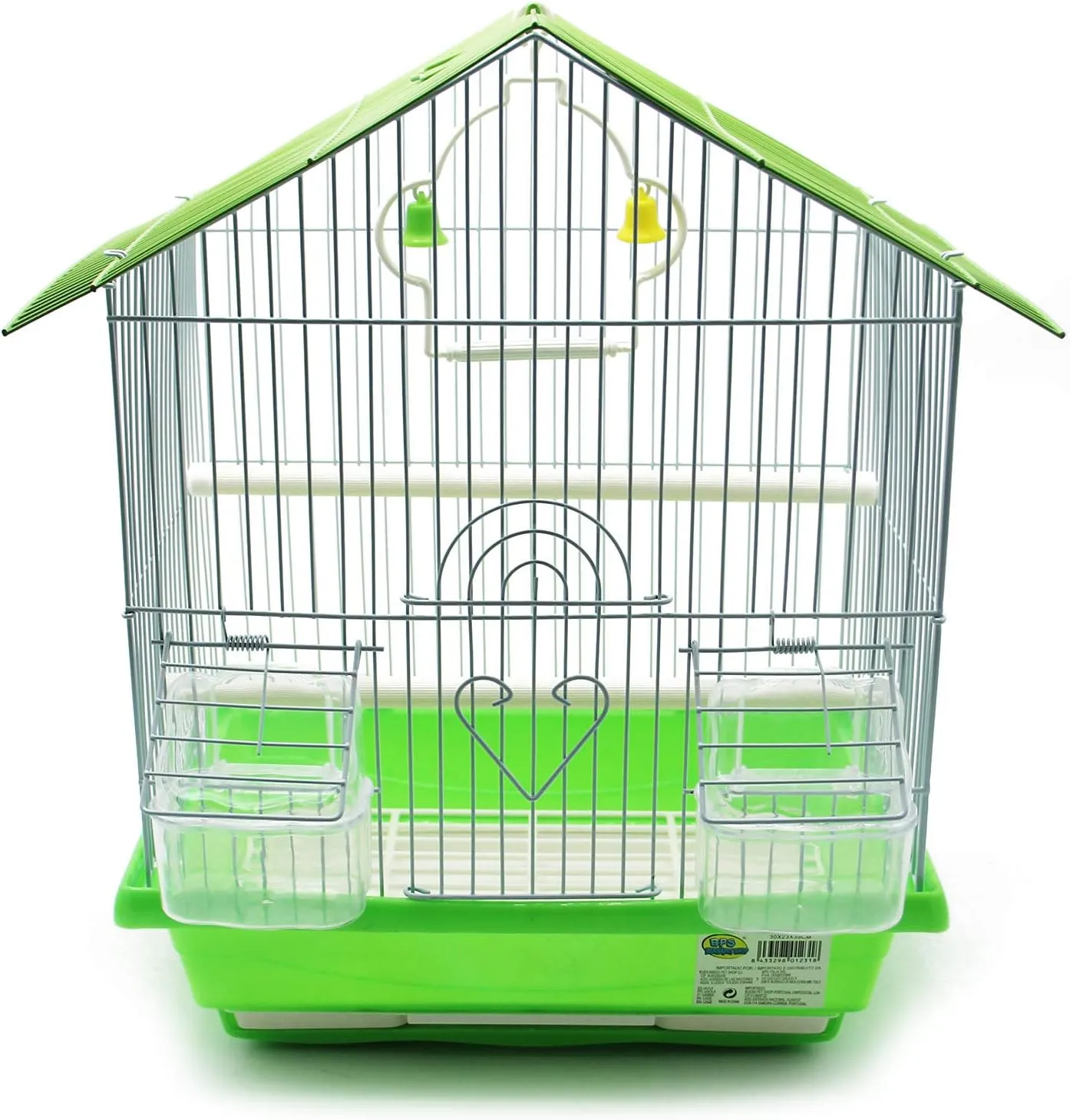 Bild von BPS Vogelkäfig Saltado für Sittiche und Kanarienvögel in zufälliger Farbe, Maße 23 x 30 x 39 cm, Artikelnummer BPS-1231