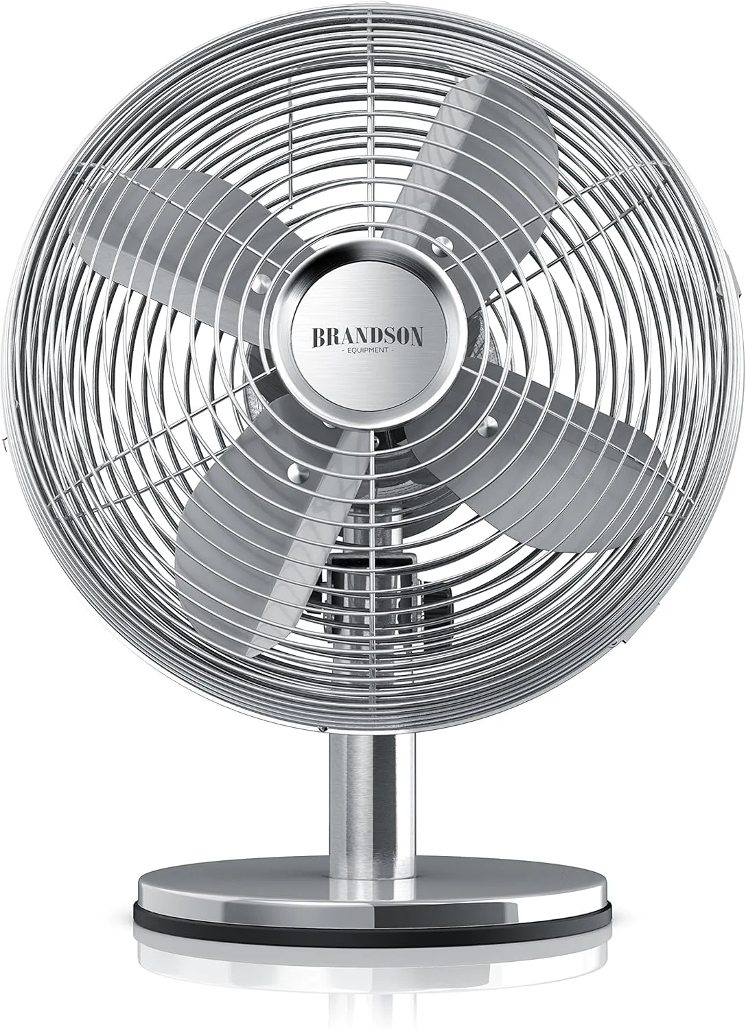 Bild von Brandson Tischventilator im Retrodesign mit 3 Geschwindigkeitsstufen und Oszillation von 80 Grad