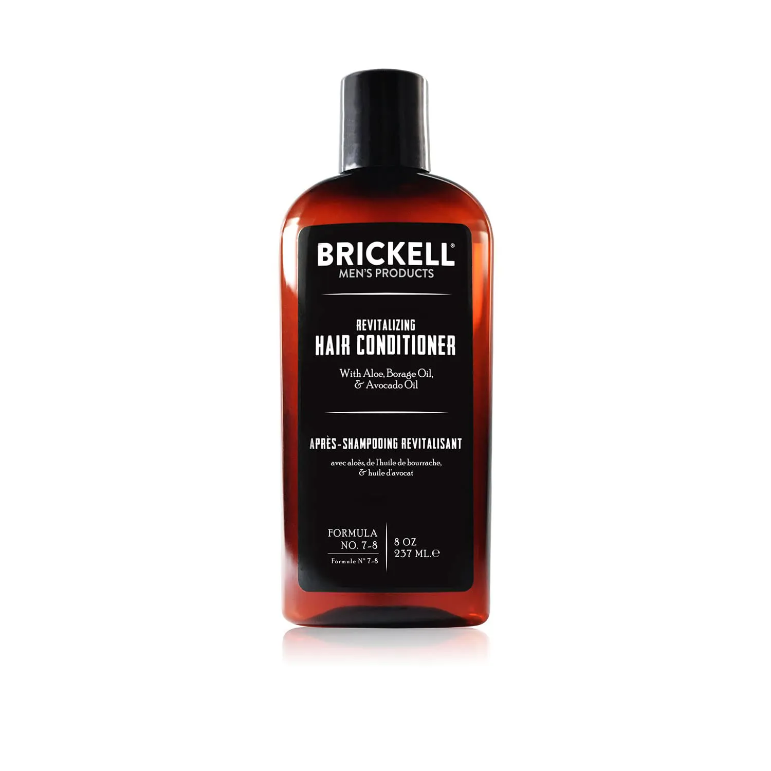 Bild von Brickell Men's Revitalizing Hair Conditioner mit 237 ml, natürliche und organische Haarspülung für optimale Pflege, ideal gegen brüchige und trockene Haare, parfümiert.