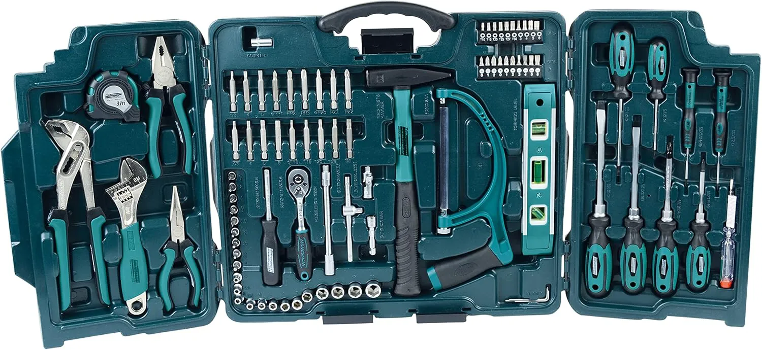 Bild von Brüder Mannesmann M29085 Universal-Werkzeugsortiment im Klappkoffer