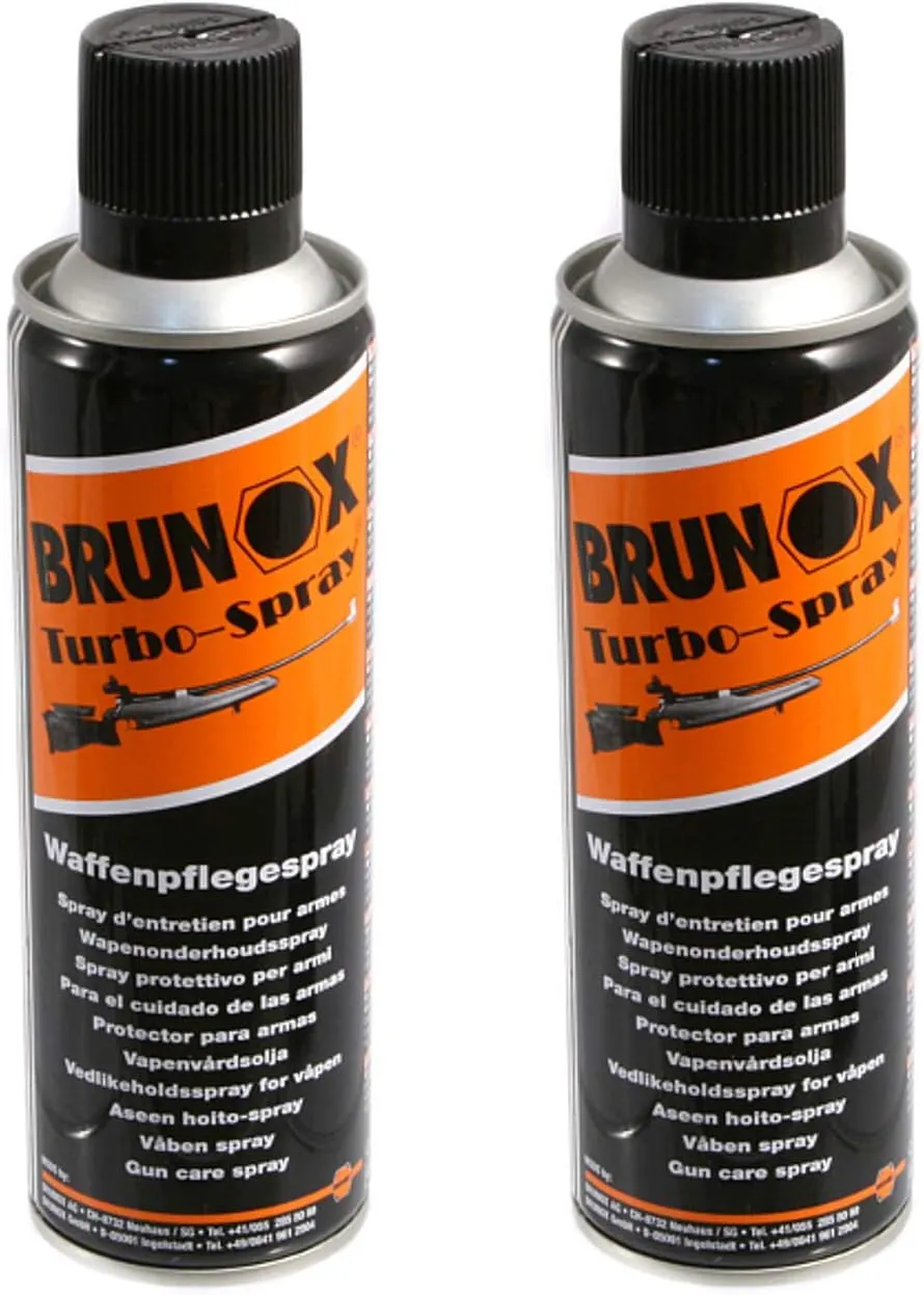 Bild von Brunox Waffenpflegespray Turbo in 2 Dosen zu je 300 ml