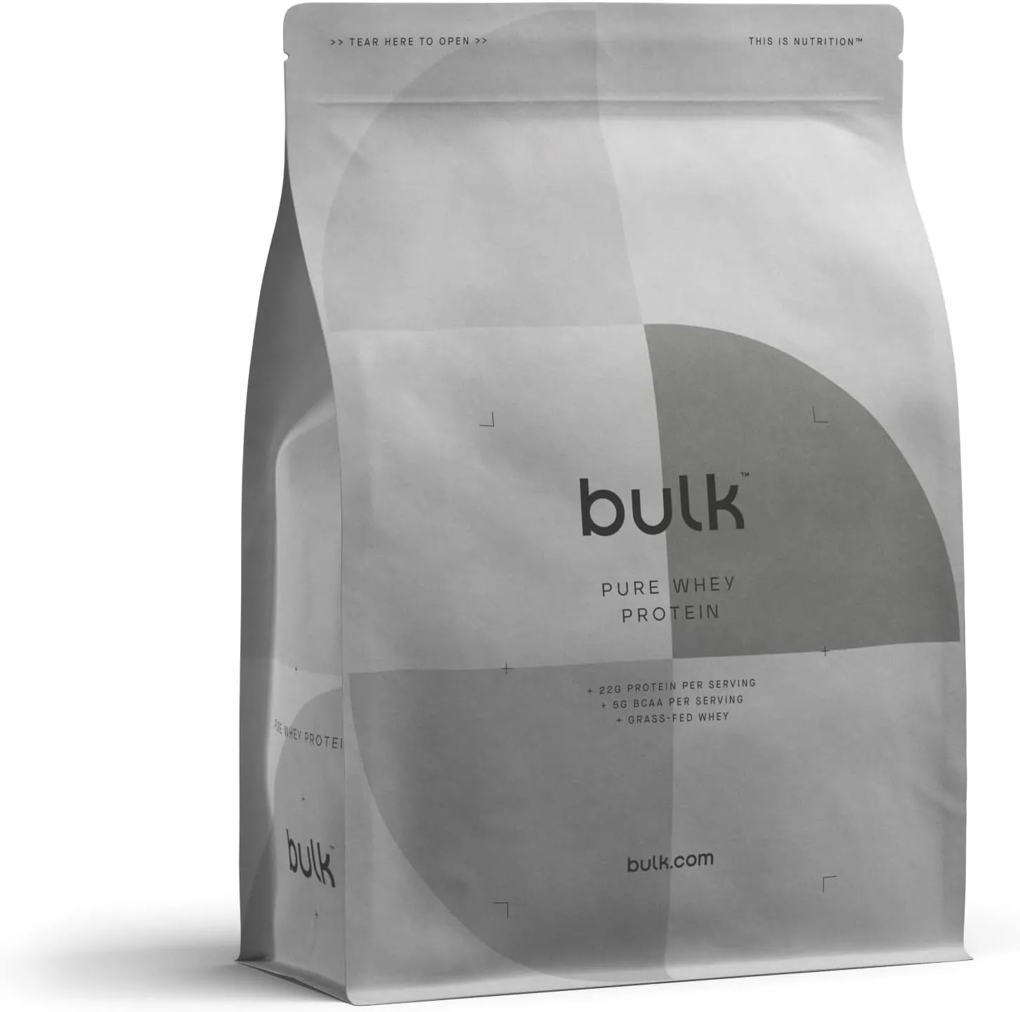 Bild von Bulk Pure Whey Protein Pulver mit 1 kg und 33 Portionen, geschmacksneutral