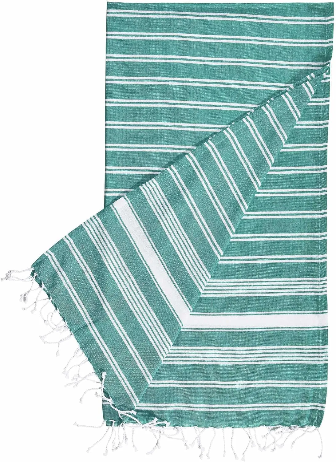 Bild von Butlers Surfside Badetuch 90x170 cm gestreift mit Fransen, vielseitig einsetzbar als Handtuch oder Strandtuch