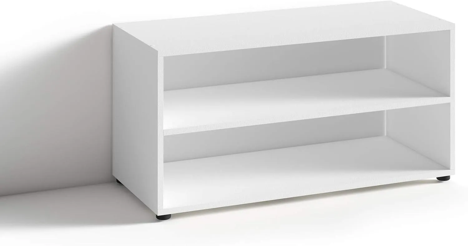 Bild von byLIVING TV Stand Victoria in Weiß mit 90 cm Breite und den Maßen 90 x 45 x 39 cm