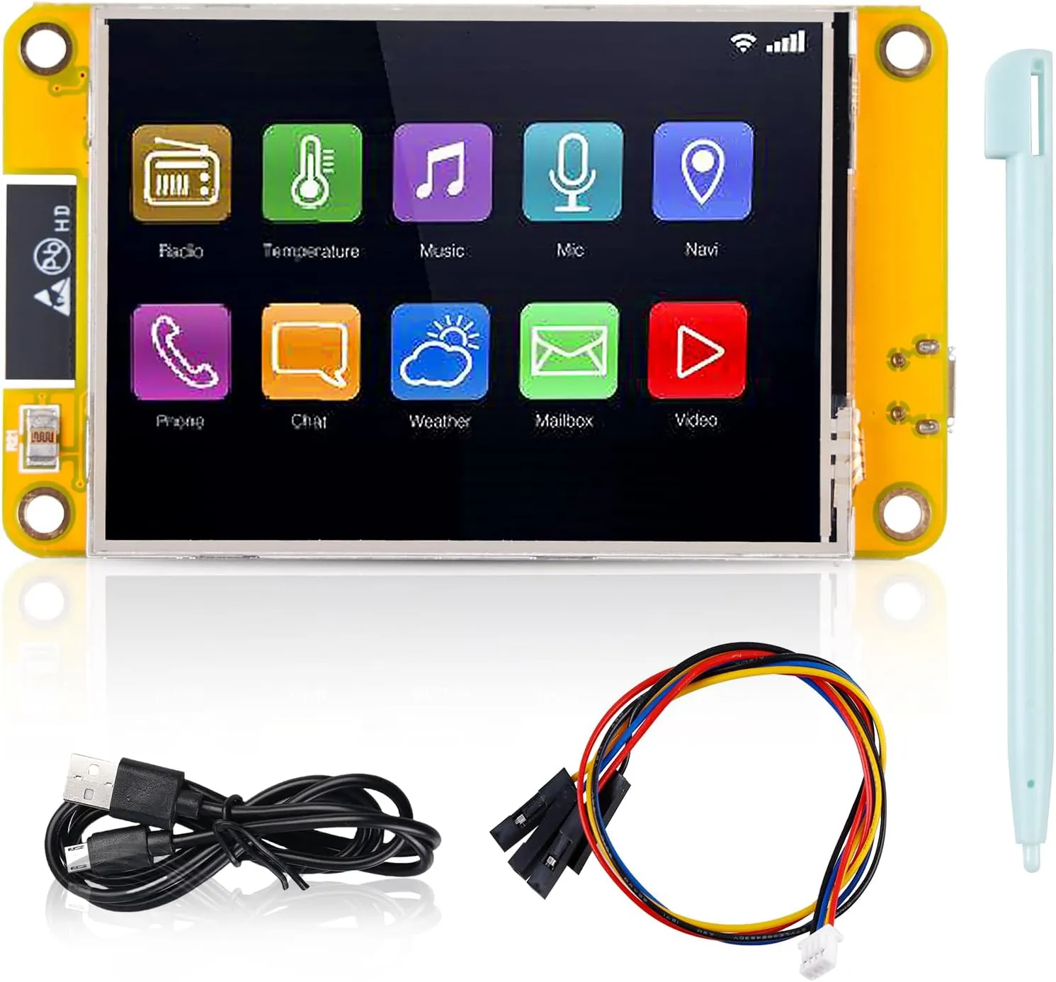 Bild von BYZESTY ESP32 Display mit 2,8 Zoll TFT Touchscreen, 240 x 320 Pixel, Entwicklungsboard mit WiFi und Bluetooth, kompatibel mit Arduino und LVGL