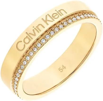 Bild von Calvin Klein Damenring aus der Kollektion Linear Rings mit Kristallen