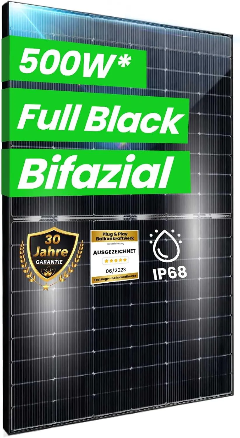 Bild von CamperGold 2x 500 Watt Bifazial Glas-Glas Solarpanel