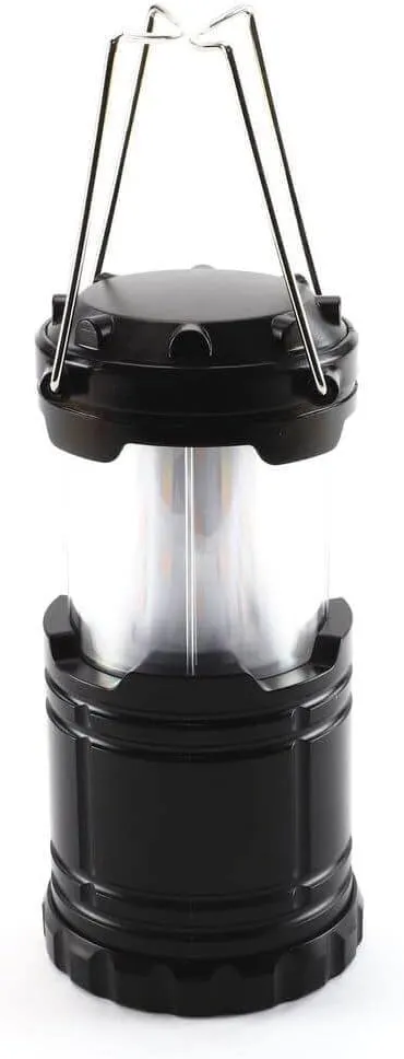Bild von Campinglampe mit LED Flammeneffekt für Garten und Zelt