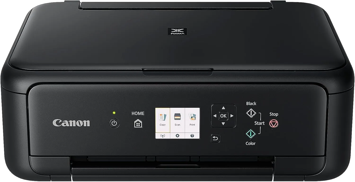Bild von Canon PIXMA TS5150 Multifunktionsdrucker in Schwarz mit Scanner und Kopierer, A4, 4800 x 1200 dpi, WLAN und Duplexdruck