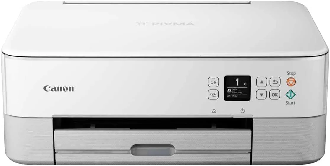 Bild von Canon PIXMA TS5351i Multifunktionsdrucker in Weiß mit WLAN, Duplex und kabellosem Drucken sowie Scannen über Cloud und Smartphone