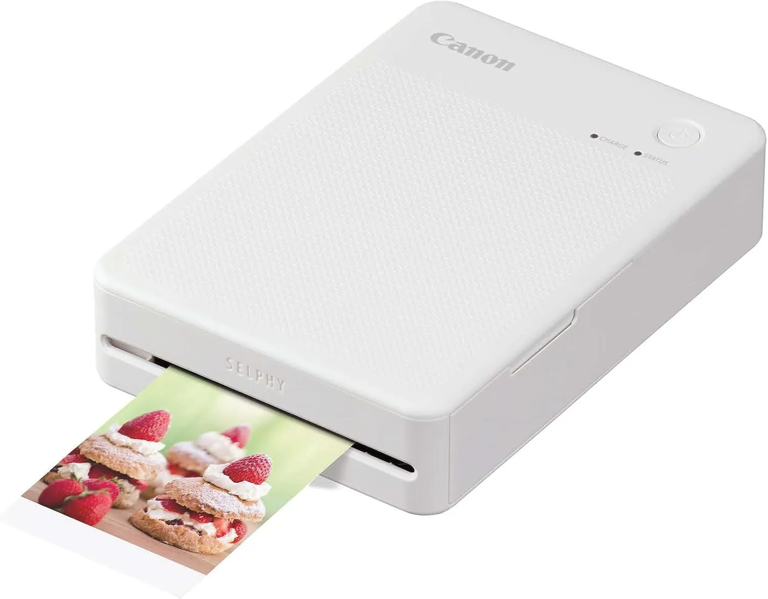 Bild von Canon SELPHY QX20 mobiler Fotodrucker in Weiß mit WLAN-Funktion für Smartphone-Druck, Thermosublimationsdruck und USB-C Ladeoption (ohne Farbbänder und Papier)