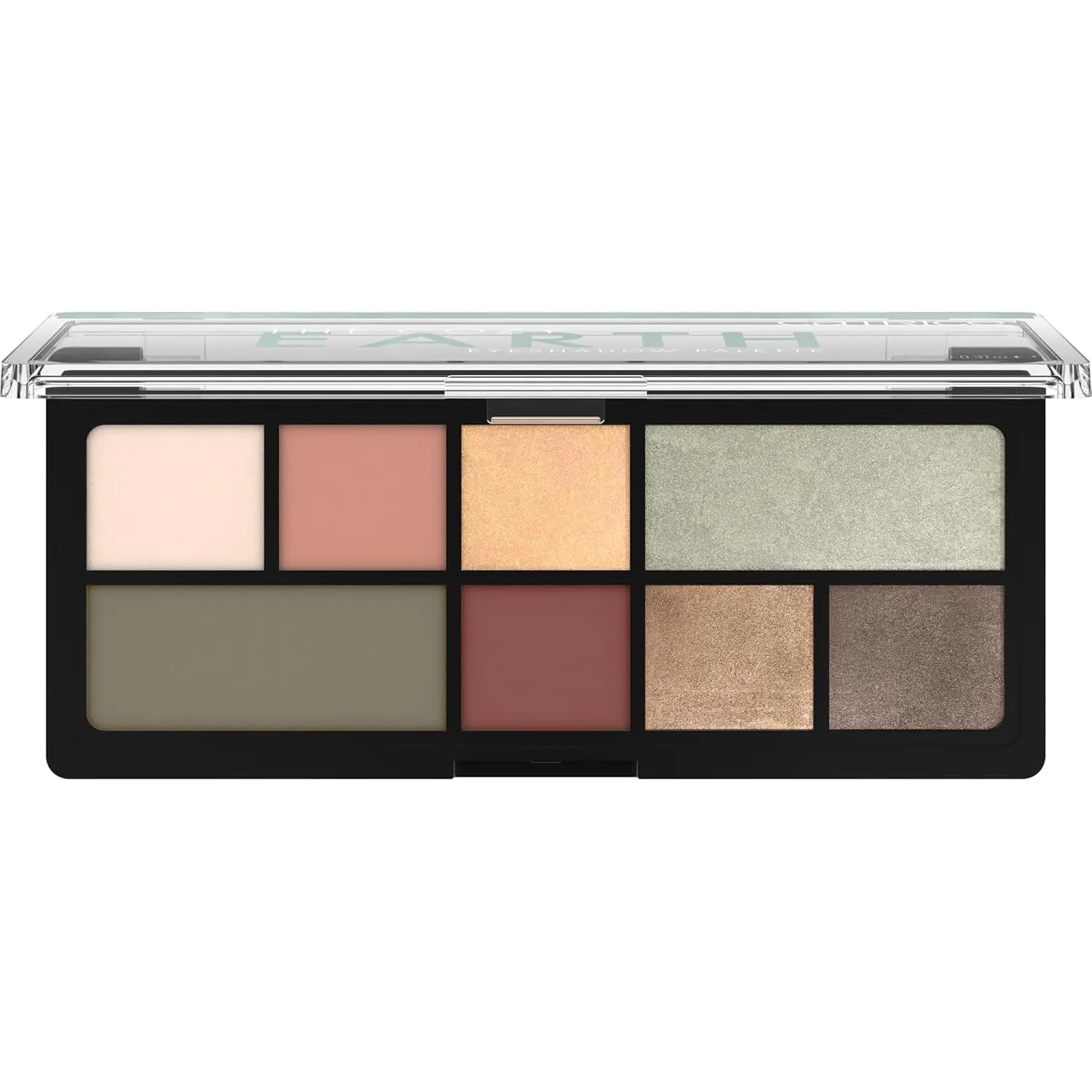 Bild von Catrice Cozy Earth Lidschatten Palette mit 8 hochpigmentierten Farben, vegan und ölfrei, 9 g