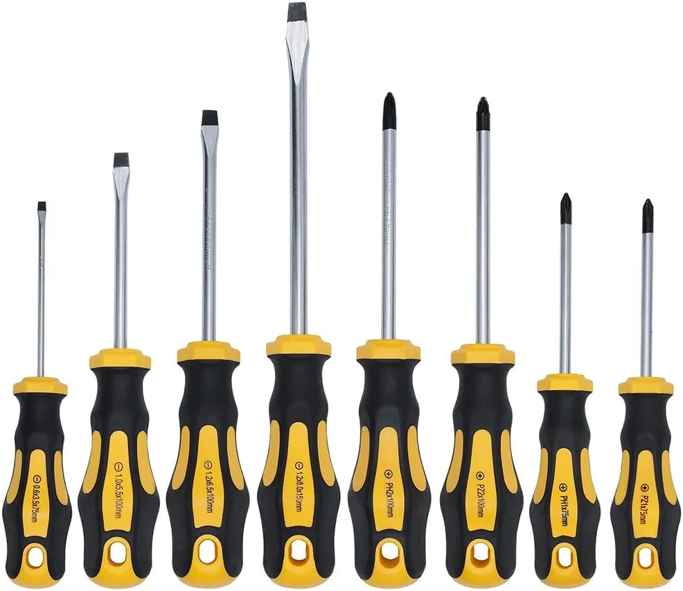 Bild von CCLIFE 8-teiliges Schraubendreher Set mit magnetischen Werkzeugen in einem Koffer