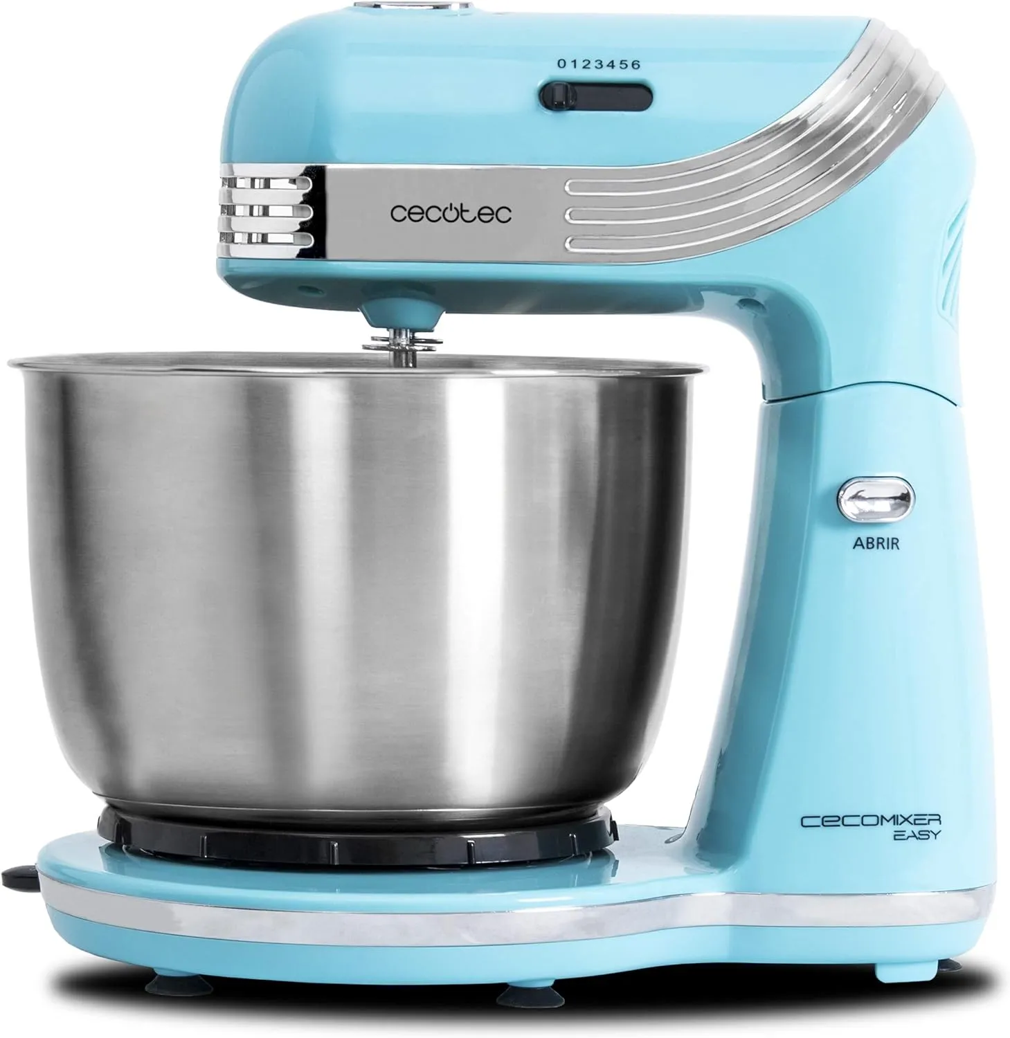 Bild von Cecotec Cecomixer Easy Küchenmaschine mit 250 W, 3L Edelstahlschüssel und 5 Funktionen in Blau