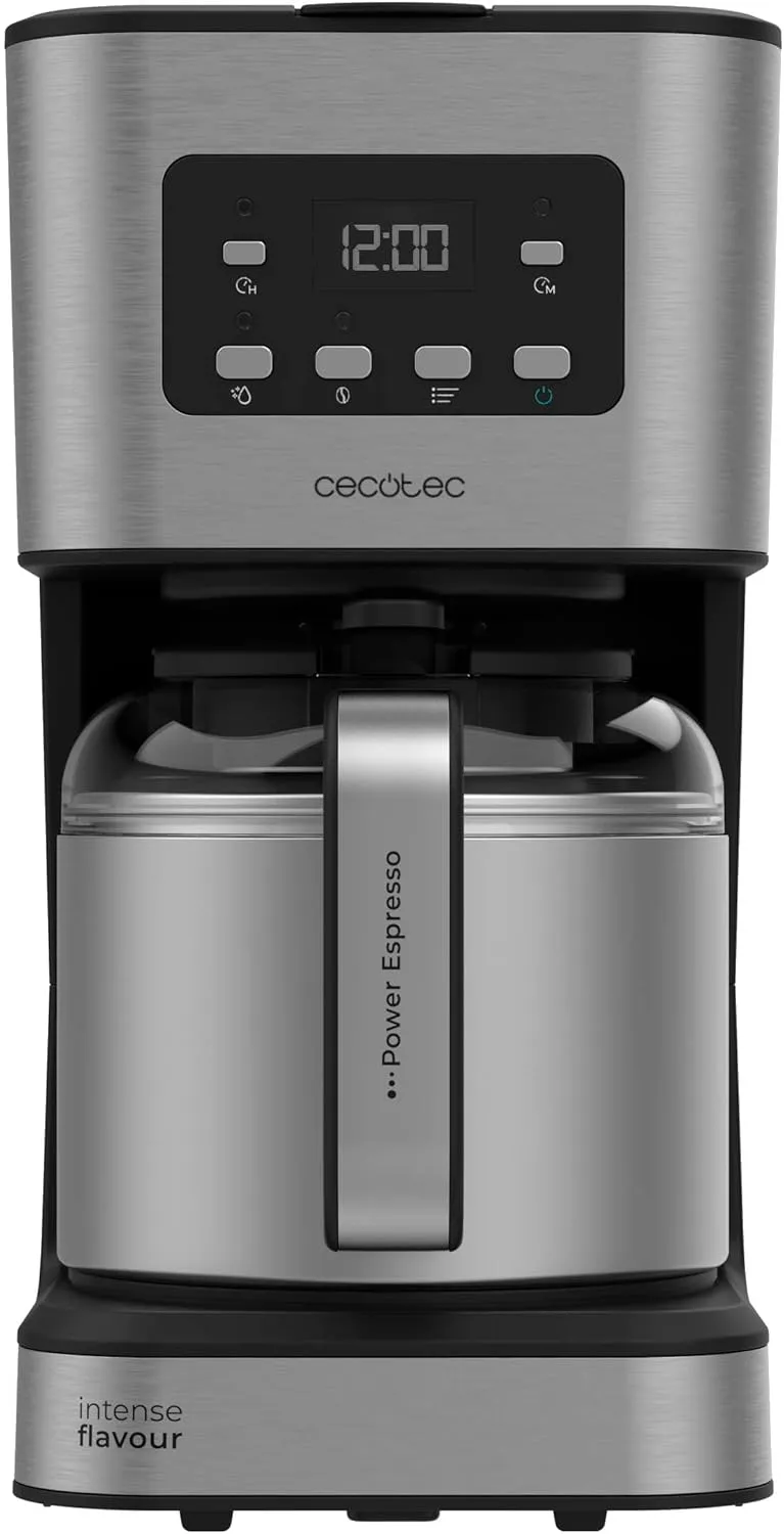Bild von Cecotec Coffee 66 Tropfkaffeemaschine mit 1,2 Litern, 10 Tassen, 950 Watt, LCD-Display und 24-Stunden-Timer