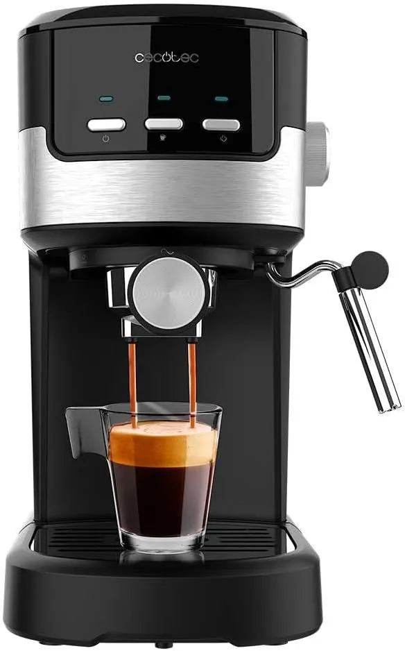 Bild von Cecotec Compacta Power Espresso 20 Espressomaschine mit 1100 W, 20 bar Druck und 1,25 Liter Wassertank